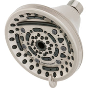Image of Oxygenics PowerMax 9-Spray 1.8 GPM Fixed Shower Head, Brushed Nickel