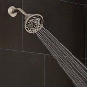 Image of Oxygenics PowerMax 9-Spray 1.8 GPM Fixed Shower Head, Brushed Nickel