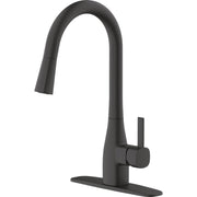 Image of Home Impressions 1-Handle Pull-Down Kitchen Faucet, Matte Black