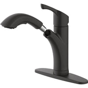 Image of Home Impressions 1-Handle Pull-Out Kitchen Faucet, Matte Black Finish
