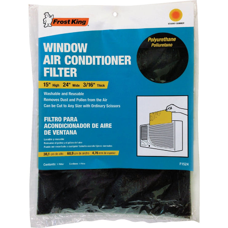 Image of Frost King 15 In. x 24 In. x 3/16 In. Air Conditioner Filter