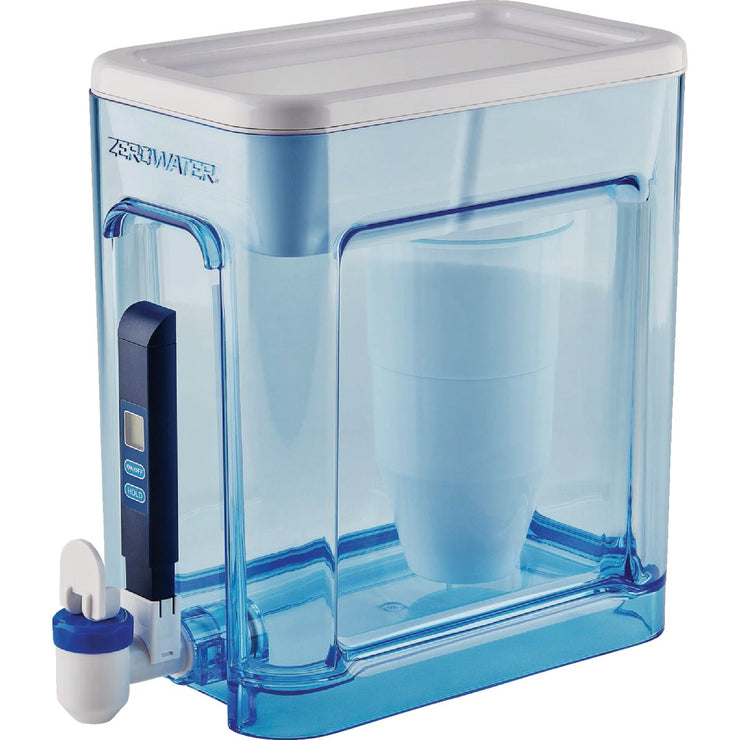 Image of Zero Water 22-Cup Ready Water Filtration Dispenser, Blue