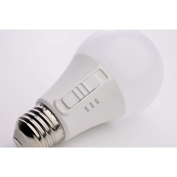 Image of Satco 60W Equivalent 3CCT-Selectable A19 Traditional LED Light Bulb (4-Pack)