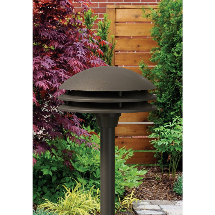 Image of Nebo LED Espresso All-Weather Metal 75 Lm. Pagoda Style Landscape Path Light