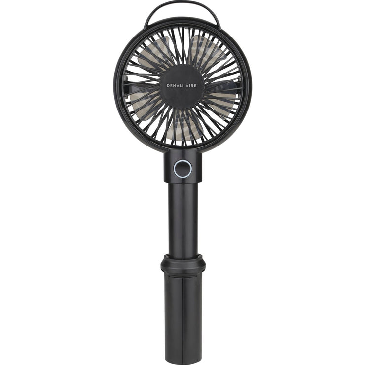 Image of Denali Aire Plastic 4 In. Rechargeable USB Black Handheld Fan