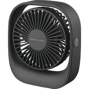 Image of Denali Aire 5 In. 3-Speed Black Rechargeable USB Table Fan