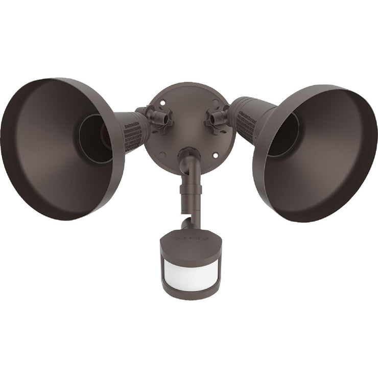 Image of Halo Bronze Motion Activated Incandescent Security Floodlight Fixture