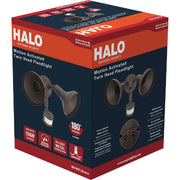 Image of Halo Bronze Motion Activated Incandescent Security Floodlight Fixture