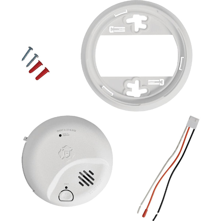 Image of First Alert 2-In-1 10-Year Locked Battery Backup Ionization AC/DC Smoke & Carbon Monoxide Alarm
