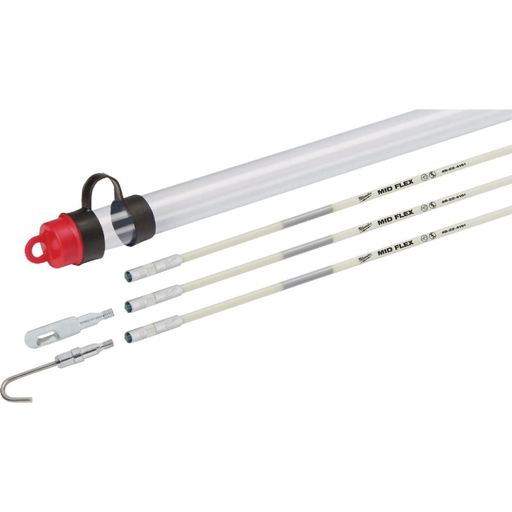 Image of Milwaukee Mid Flex 15 Ft. Fiberglass Fish Stick Kit