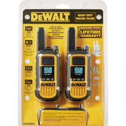 Image of DEWALT 22-Channel 2W Heavy-Duty Jobsite FRS Walkie Talkie