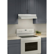 Image of Broan F40000 Series 30 In. Convertible White Under-Cabinet Range Hood
