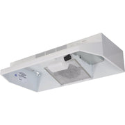 Image of Broan F40000 Series 30 In. Convertible White Under-Cabinet Range Hood