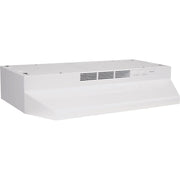 Image of Broan F40000 Series 30 In. Convertible White Under-Cabinet Range Hood