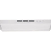 Image of Broan F40000 Series 30 In. Convertible White Under-Cabinet Range Hood