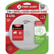 Image of First Alert 2-In-1 10-Year Battery Photoelectric Smoke & Carbon Monoxide Alarm with Voice Alerts