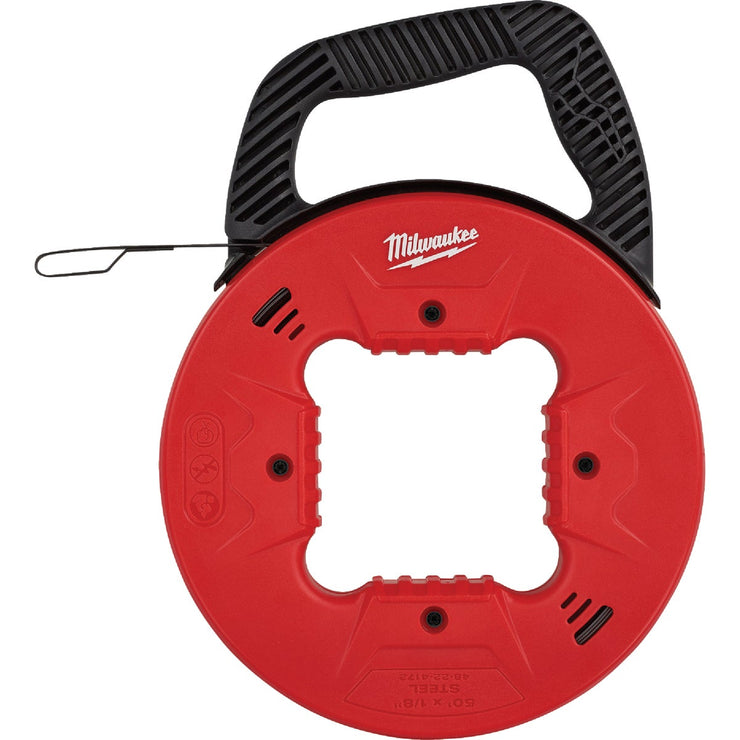 Image of Milwaukee 1/8 In. x 50 Ft. Steel Fish Tape