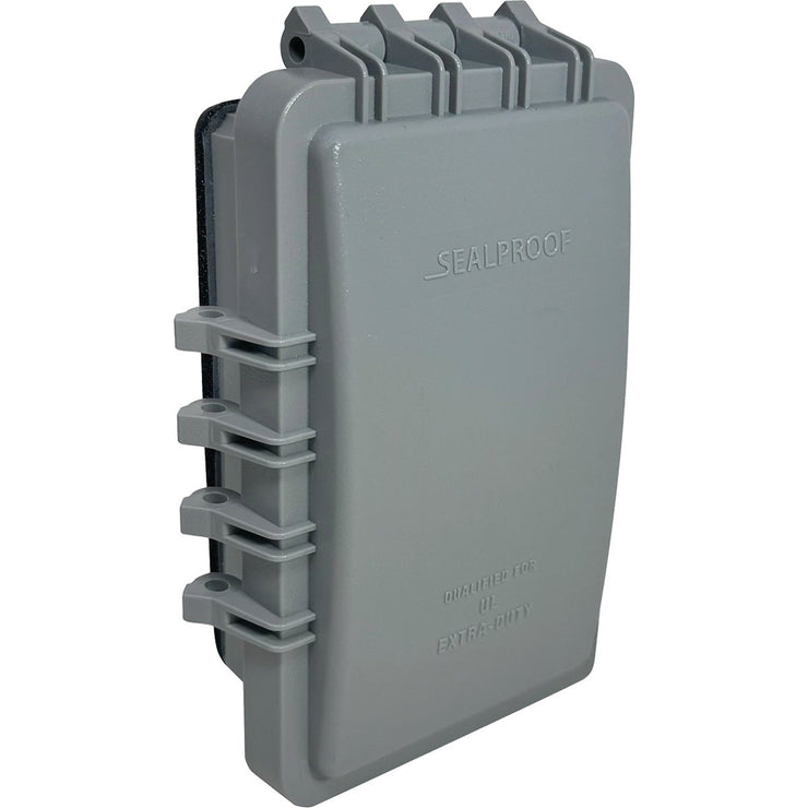 Image of Southwire 18-In-1 Single Gang Non-Metallic Multi-Use Gray Weatherproof Cover
