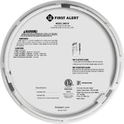 Image of First Alert 10-Year Battery Photoelectric Smoke Alarm with Slim Profile