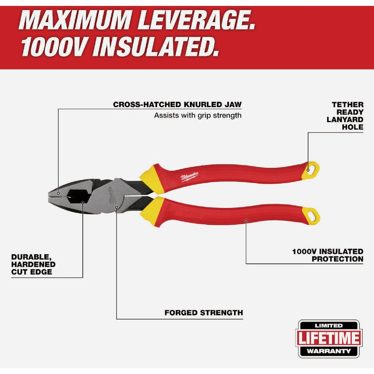 Image of Milwaukee 9 In. 1000V Insulated Lineman&