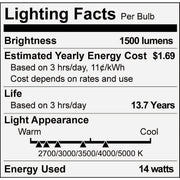 Image of Philips 100W Equivalent 5 CCT A19 Medium Dimmable LED Light Bulb (2-Pack)