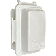 Image of Southwire 14-In-1 Single Gang White Non-Metallic Vertical/Horizontal While In-Use Extra-Duty Rated Multi-Use Cover