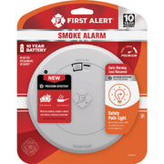 Image of First Alert 10-Year Battery Photoelectric Smoke Alarm with Safety Path Light