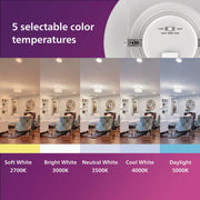 Image of Philips 6 In. White Selectable CCT LED Retrofit Recessed Light Kit (2-Pack)