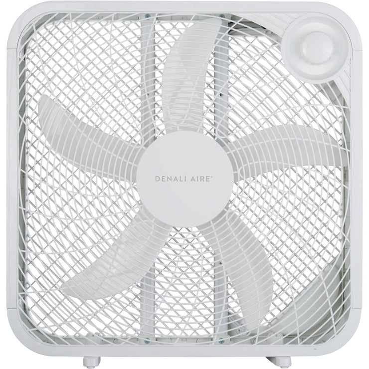 Image of Denali Aire 20 In. 3-Speed White Weather Resistant Box Fan