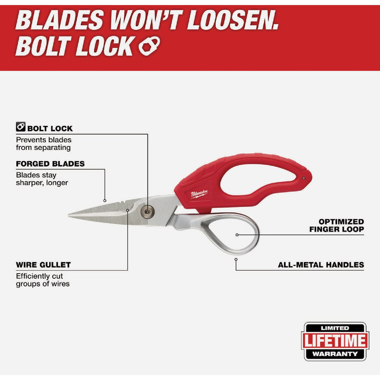 Image of Milwaukee 2 In. Electrician Snips