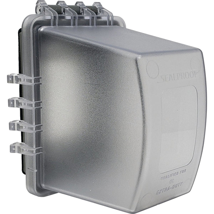 Image of Southwire 18-In-1 Single Gang Non-Metallic ClearVertical/Horizontal Extra Deep While In-Use Extra-Duty Rated Multi-Use Cover