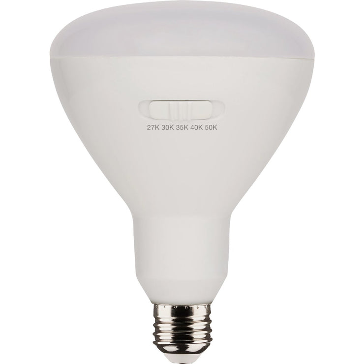 Image of Satco 75W Equivalent 5CCT-Selectable BR40 Medium Dimmable LED Floodlight Bulb