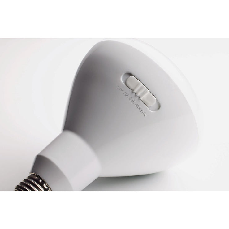 Image of Satco 75W Equivalent 5CCT-Selectable BR40 Medium Dimmable LED Floodlight Bulb