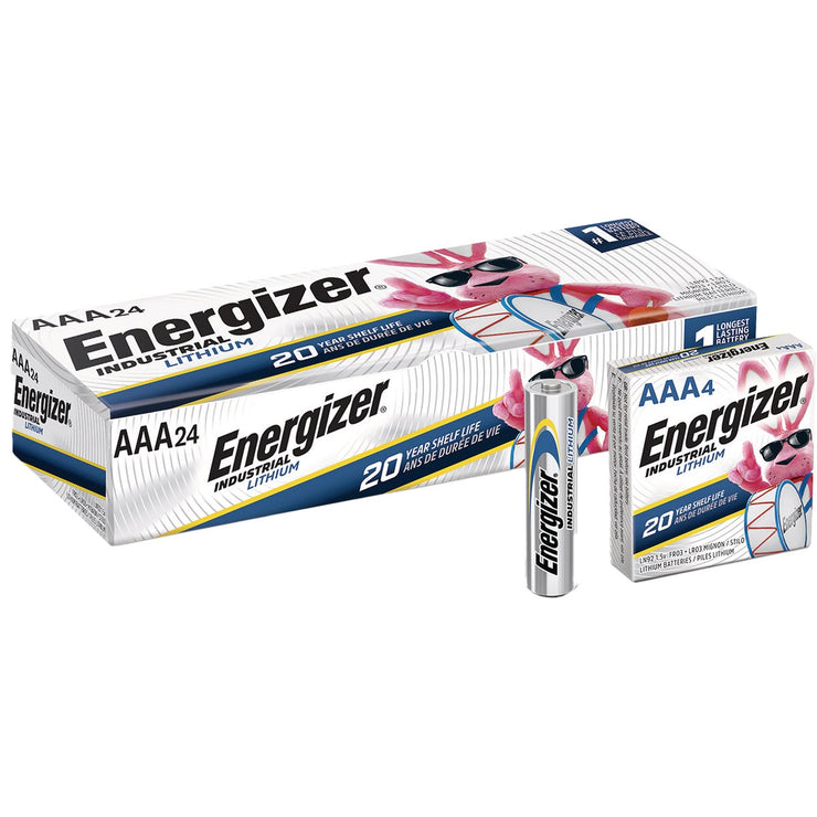 Image of Energizer Industrial AAA Lithium Battery (24-Pack)