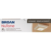 Image of Broan-NuTone Sensonic 11 In. x 9-3/4 In. x 2 In. White Bath Exhaust Fan Upgrade Kit with Bluetooth Speaker & LED Light