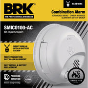 Image of BRK Hardwired Ionization Combination Smoke & Carbon Monoxide Alarm