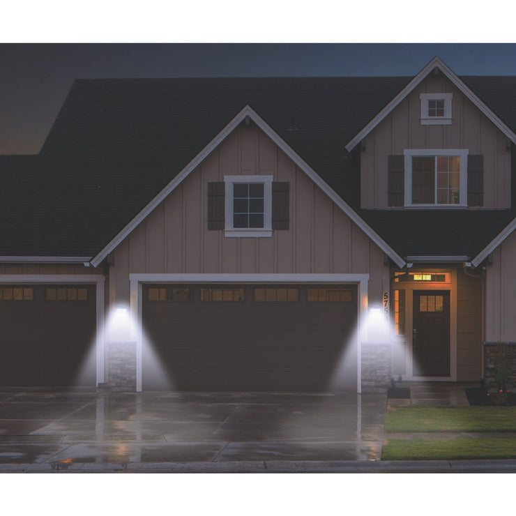 Image of Wagan Tech Black Motion Activated Dusk To Dawn 1000 Lm. Solar Wall Light