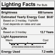 Image of Philips 65W Equivalent 5CCT BR30 Medium Dimmable LED Floodlight Light Bulb (3-Pack)