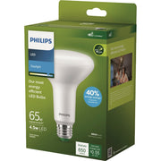 Image of Philips Ultra Efficient 65W Equivalent Daylight BR30 Medium LED Floodlight Light Bulb