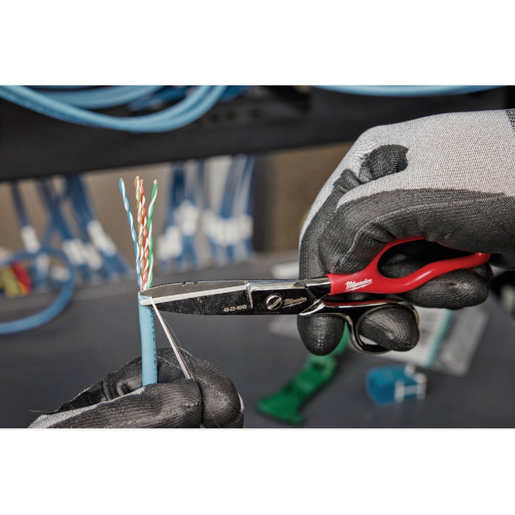 Image of Milwaukee Electrician Scissors with Extended Handle