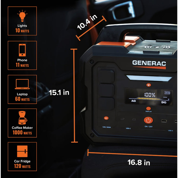 Image of Generac GB2000 3200W 120V Portable Power Station