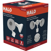 Image of Halo White Motion Activated Incandescent Security Floodlight Fixture