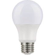 Image of Satco Nuvo 60W Equivalent Warm White A19 Medium Dusk To Dawn LED Light Bulb