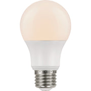 Image of Satco Nuvo 60W Equivalent Warm White A19 Medium Dusk To Dawn LED Light Bulb