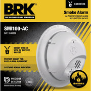 Image of BRK Interconnect Hardwired Ionization Smoke Alarm