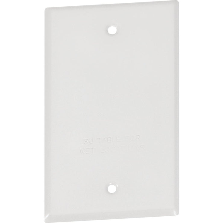 Image of Southwire Single Gang White Weatherproof Blank Cover