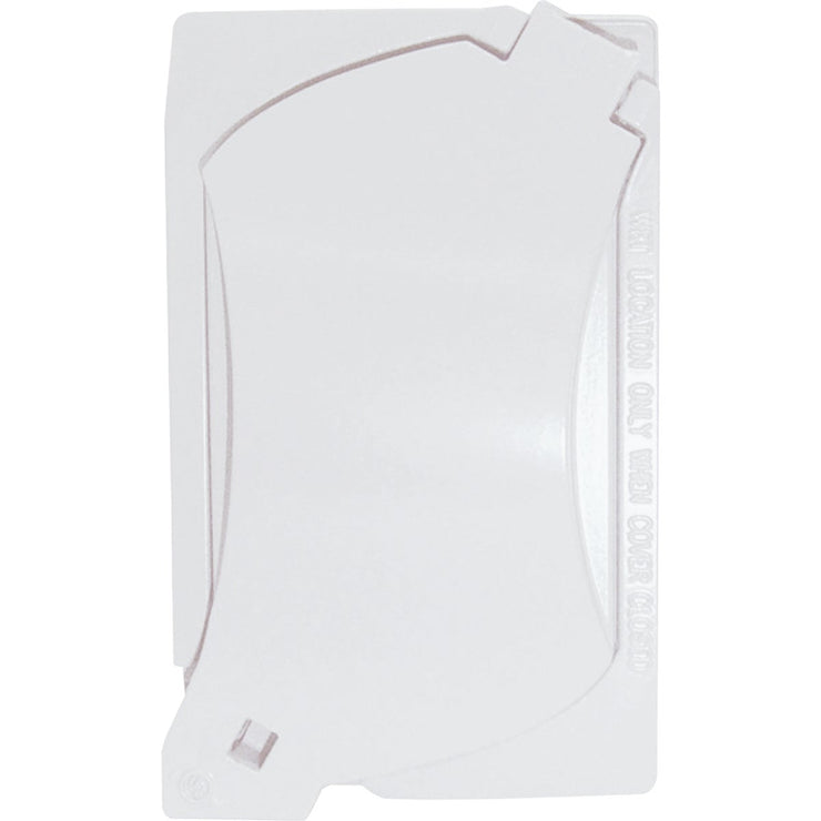 Image of Southwire 6-In-1 Single Gang White Vertical/Horizontal Multi-Use Weatherproof Cover