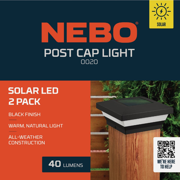 Image of Nebo Espresso 40 Lm. Solar Post Cap Light