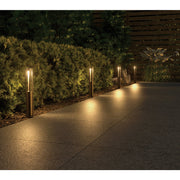 Image of Nebo LED Espresso All-Weather Metal Bollard Style Path Light Kit (6-Piece)