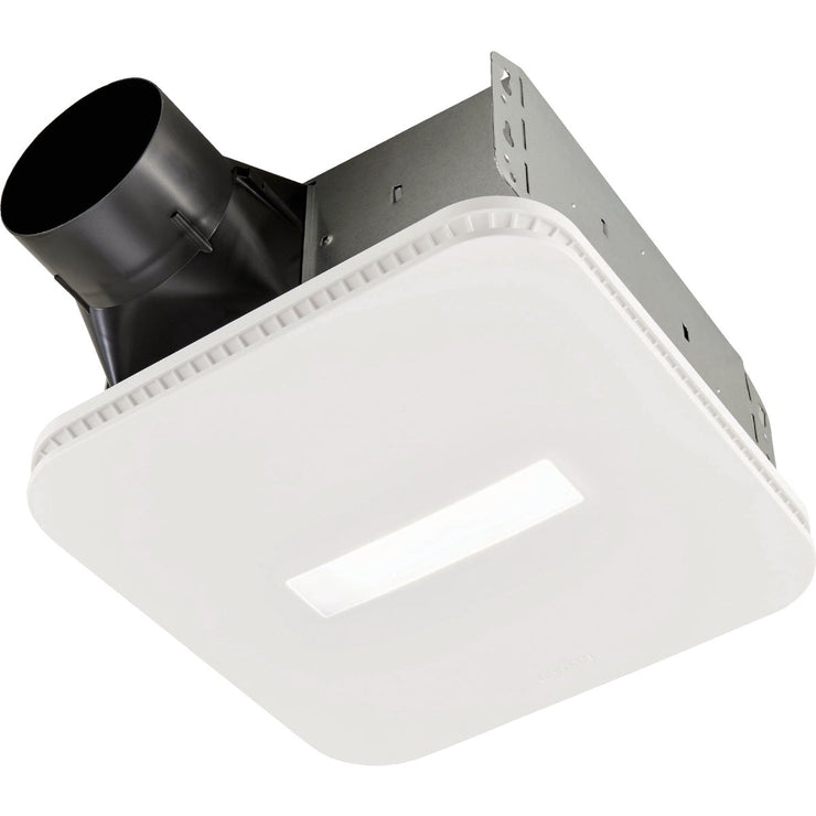 Image of Broan-NuTone Roomside 110 CFM 1.0 Sone 120V Bath Exhaust Fan with CleanCover Grille & LED Light